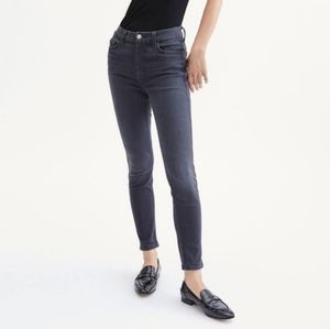NWT 7FAM High Waist Ankle Skinny Evening Gray